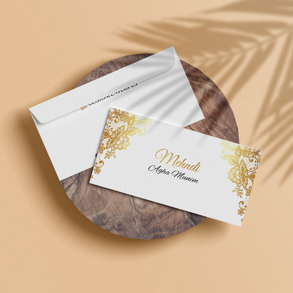 Gold Floral